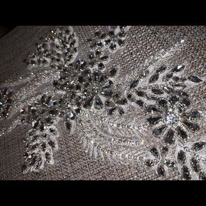 beaded rhinestone fabric